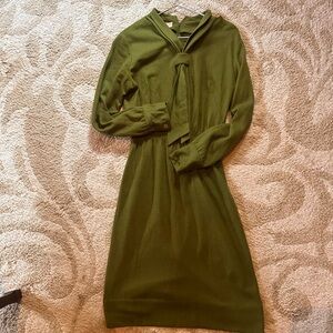 Elegant Green Women's Dress (1960s style)